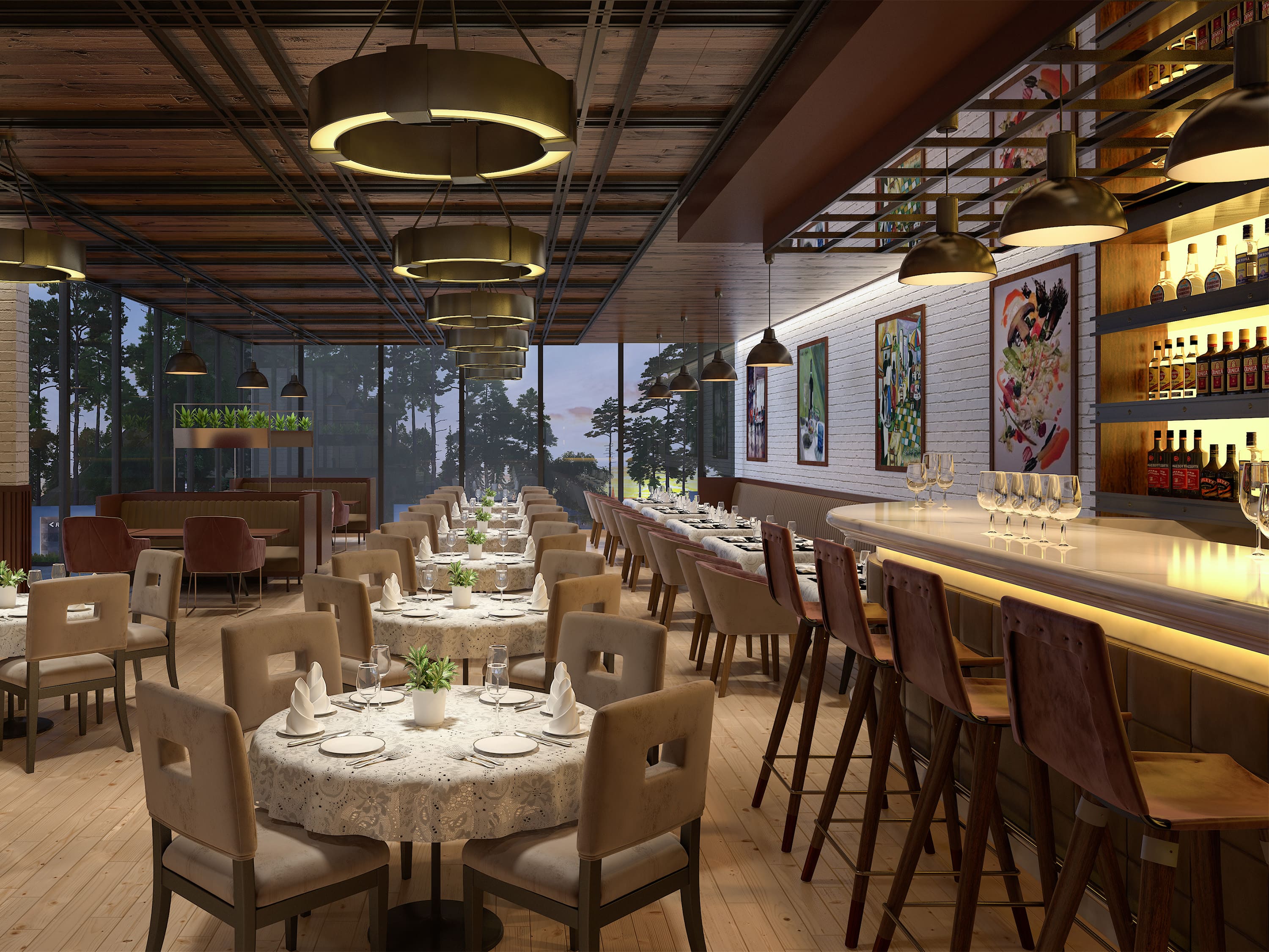 Event Setup at Banquet Hall